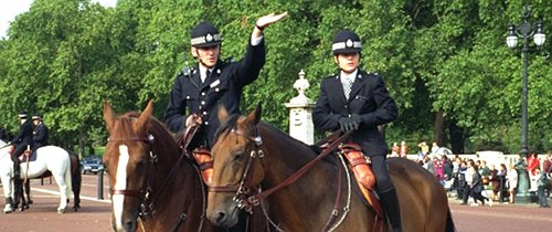 Police at Buckingham Palace