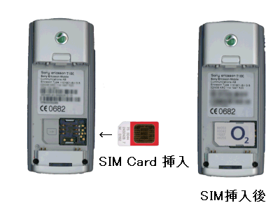 SIMカードの挿入